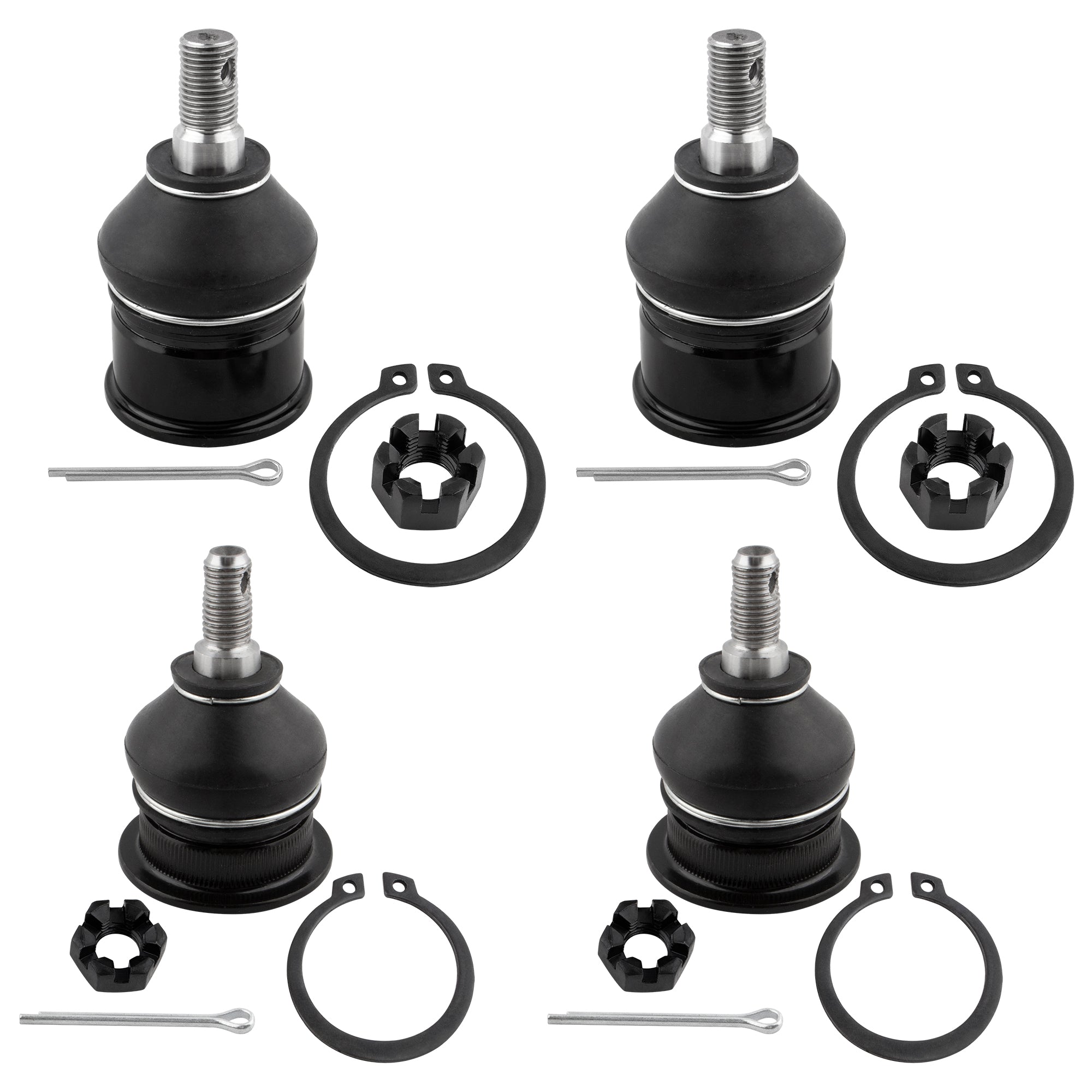 BOXI 4pcs Front Upper Lower Ball Joints Fit for Acura EL 1997-2000