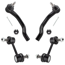 BOXI (Set of 4) Front Stabilizer Sway Bar Link + Outer Tie Rod End Fit for Acura TSX 2009 2010 2011