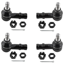 BOXI 4pcs Front Inner & Outer Tie Rod Set Fit for Acura SLX 1996-1999