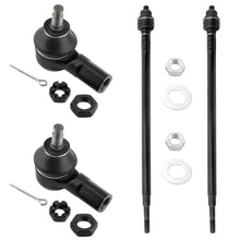 BOXI (Set of 4) Front Inner and Outer Tie Rod Ends Set Fit for Acura EL 2001 2002 2003 2004 2005