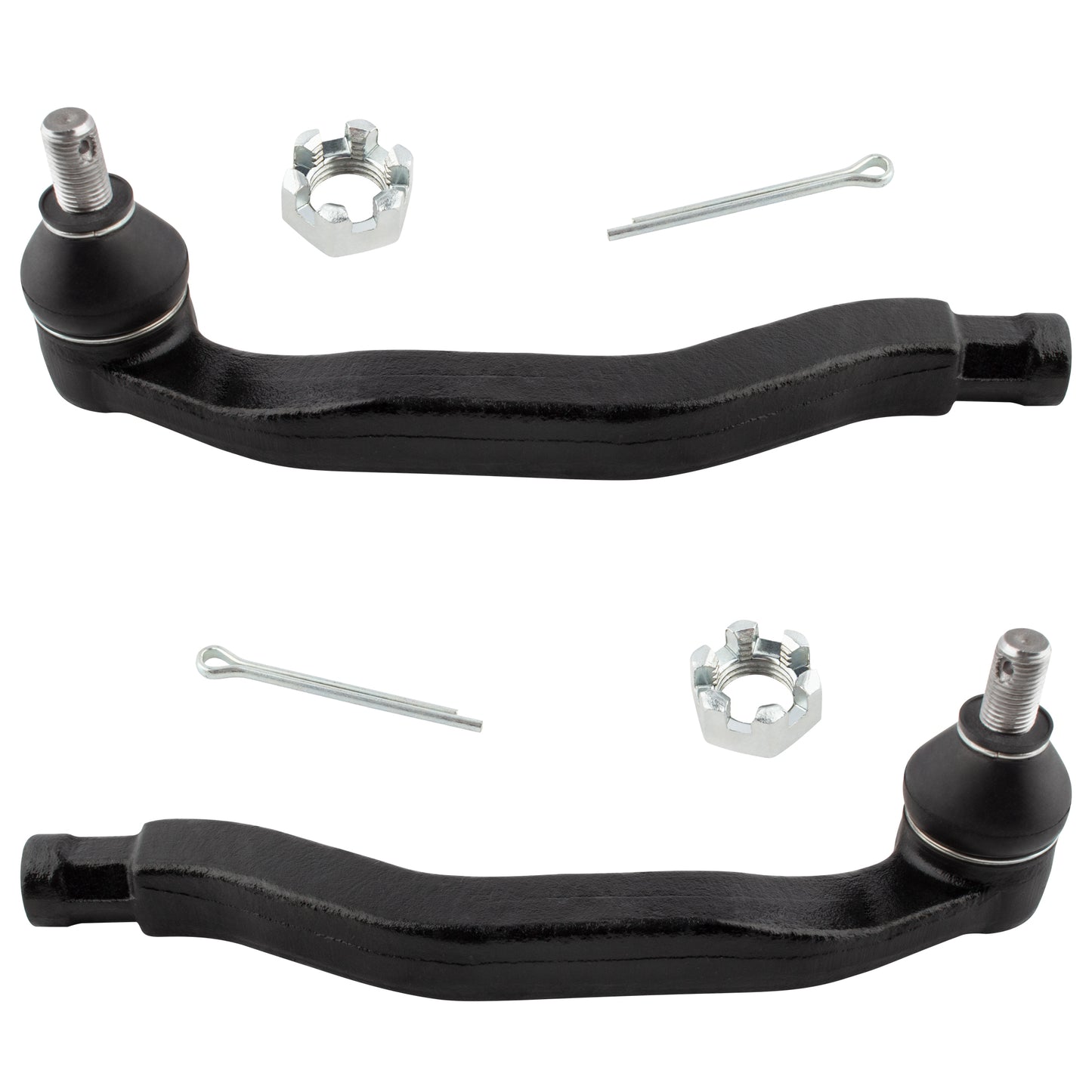 BOXI 2pcs Front Left and Right Outer Tie Rod Ends Fit for Honda Prelude 1992 1993 1994 1995 1996