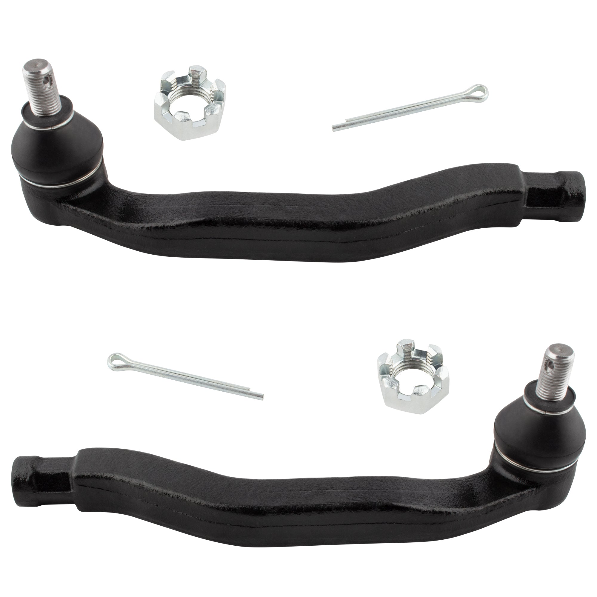 BOXI 2pcs Front Left and Right Outer Tie Rod Ends Fit for Honda Prelude 1992 1993 1994 1995 1996