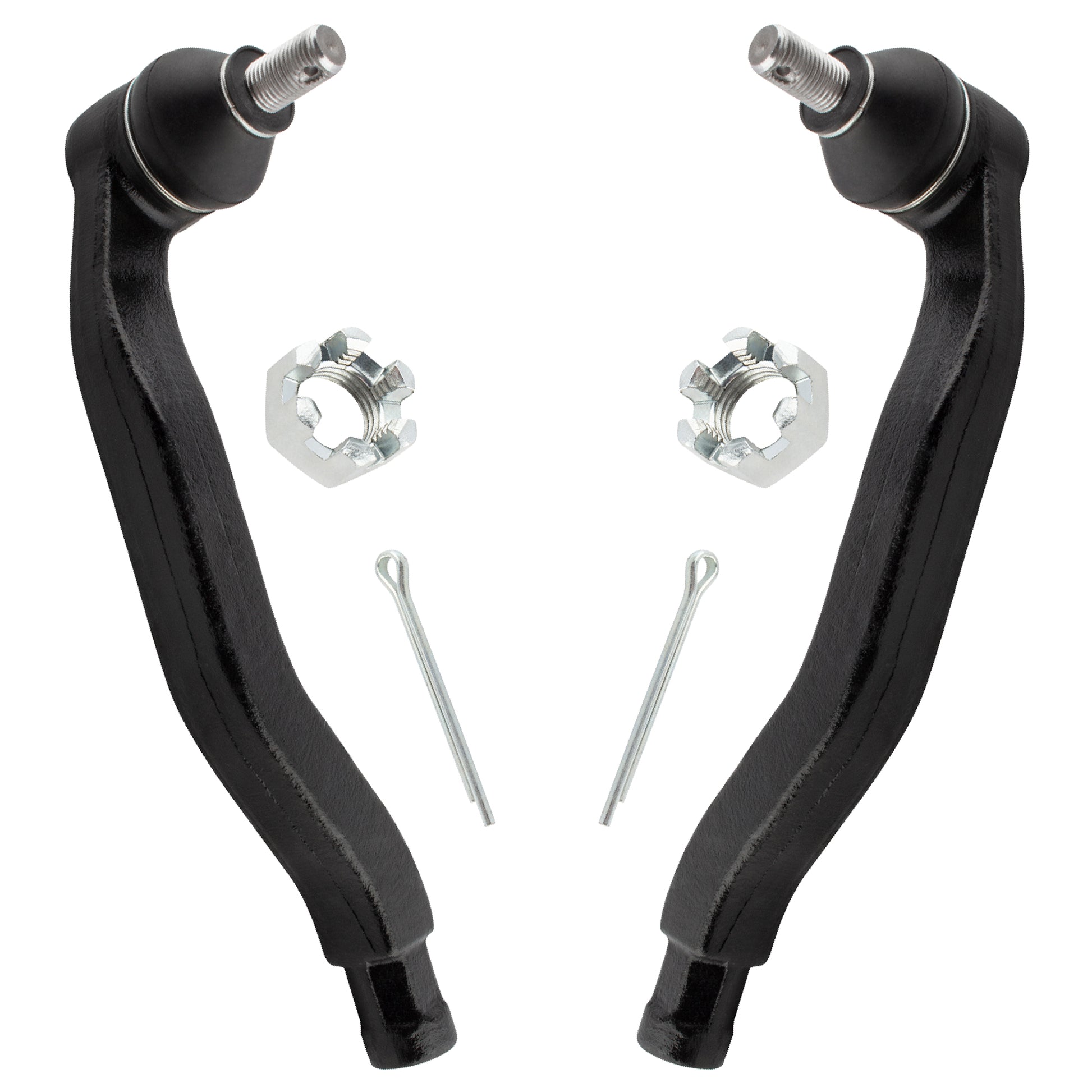 BOXI (Set of 4) 2x Front Inner Tie Rod Ends + 2x Front Outer Tie Rod Ends Suspension Kit Fit — product photo 2