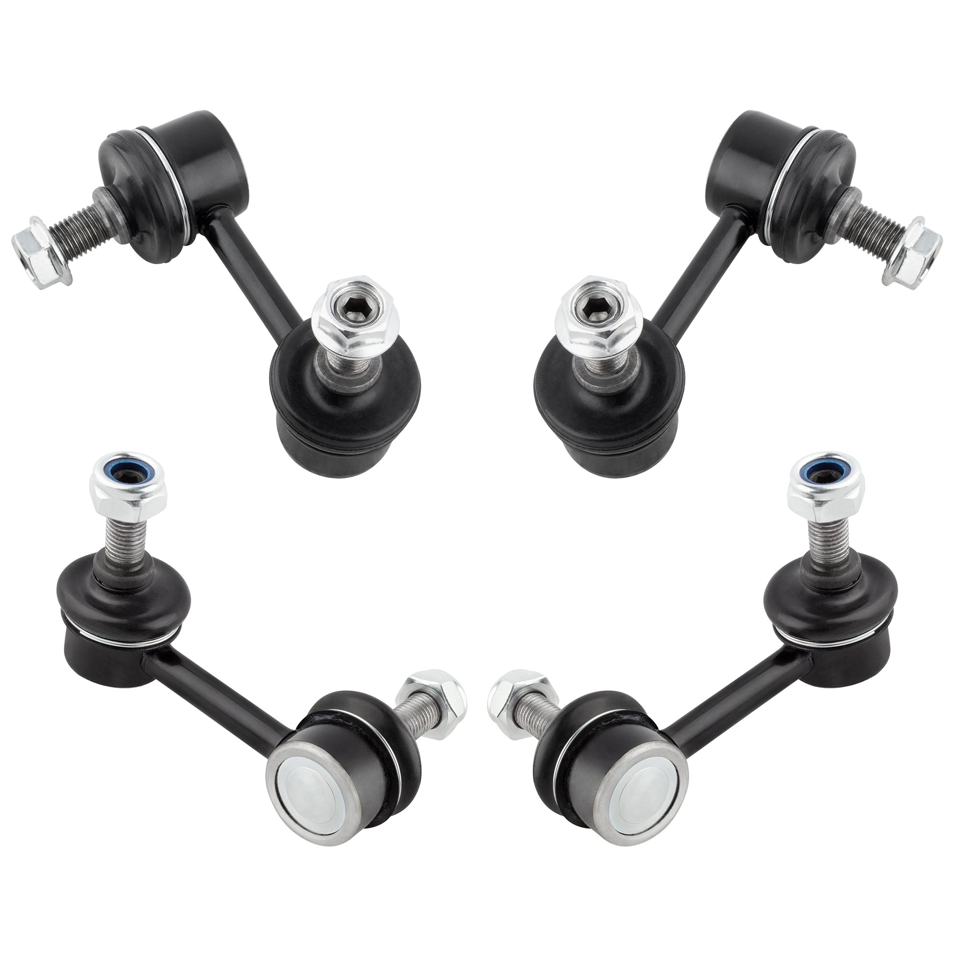 BOXI (Set of 4) Front & Rear Stabilizer Sway Bar Link Kit Fit for Acura CSX 2006 2007 2008 2009
