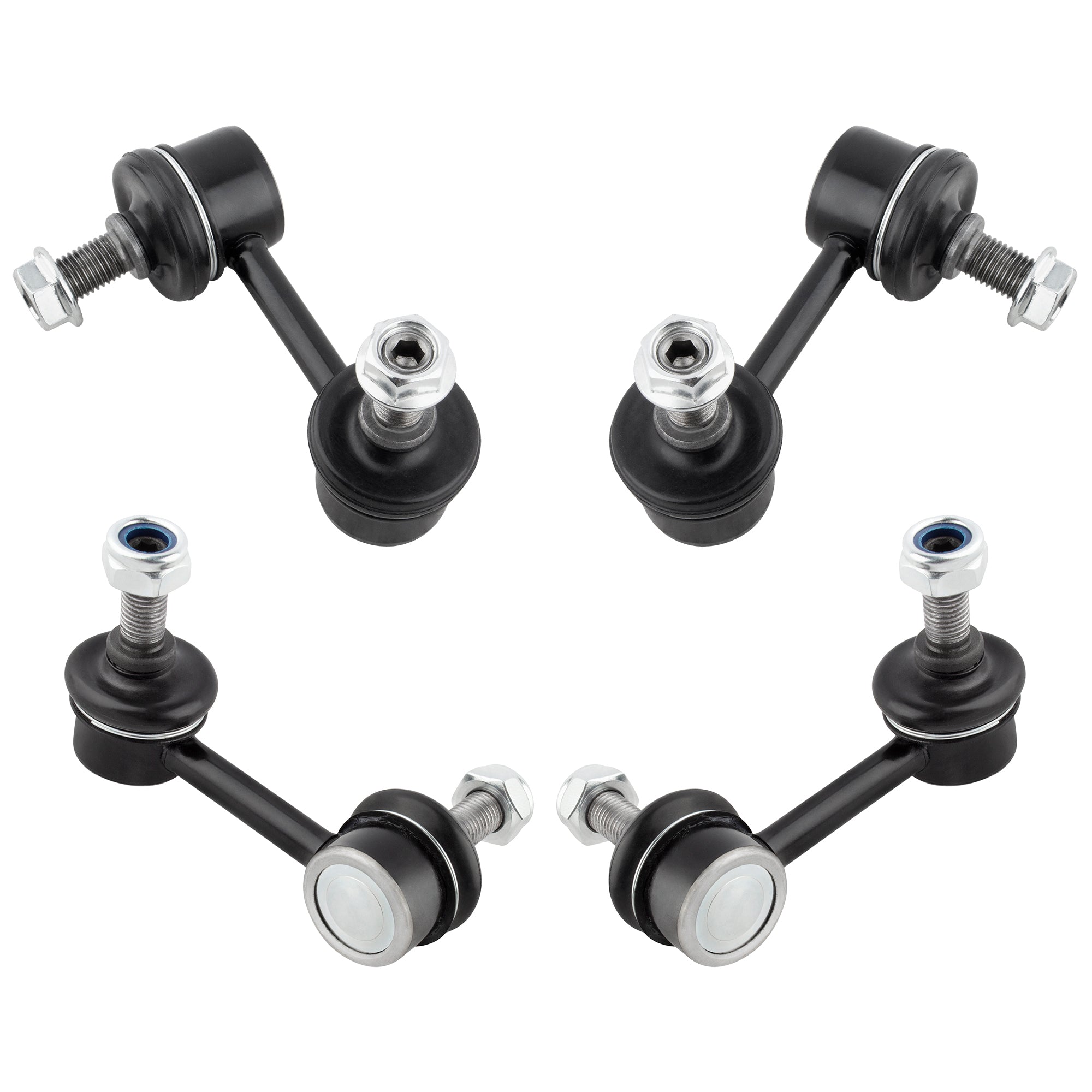 BOXI (Set of 4) Front & Rear Stabilizer Sway Bar Link Kit Fit for Acura CSX 2006 2007 2008 2009
