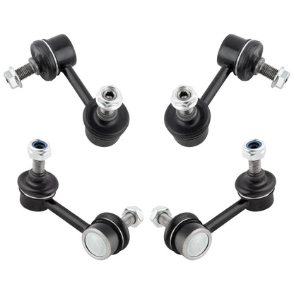 BOXI (Set of 4) Front & Rear Stabilizer Sway Bar Link Kit Fit for Acura CSX 2006 2007 2008 2009