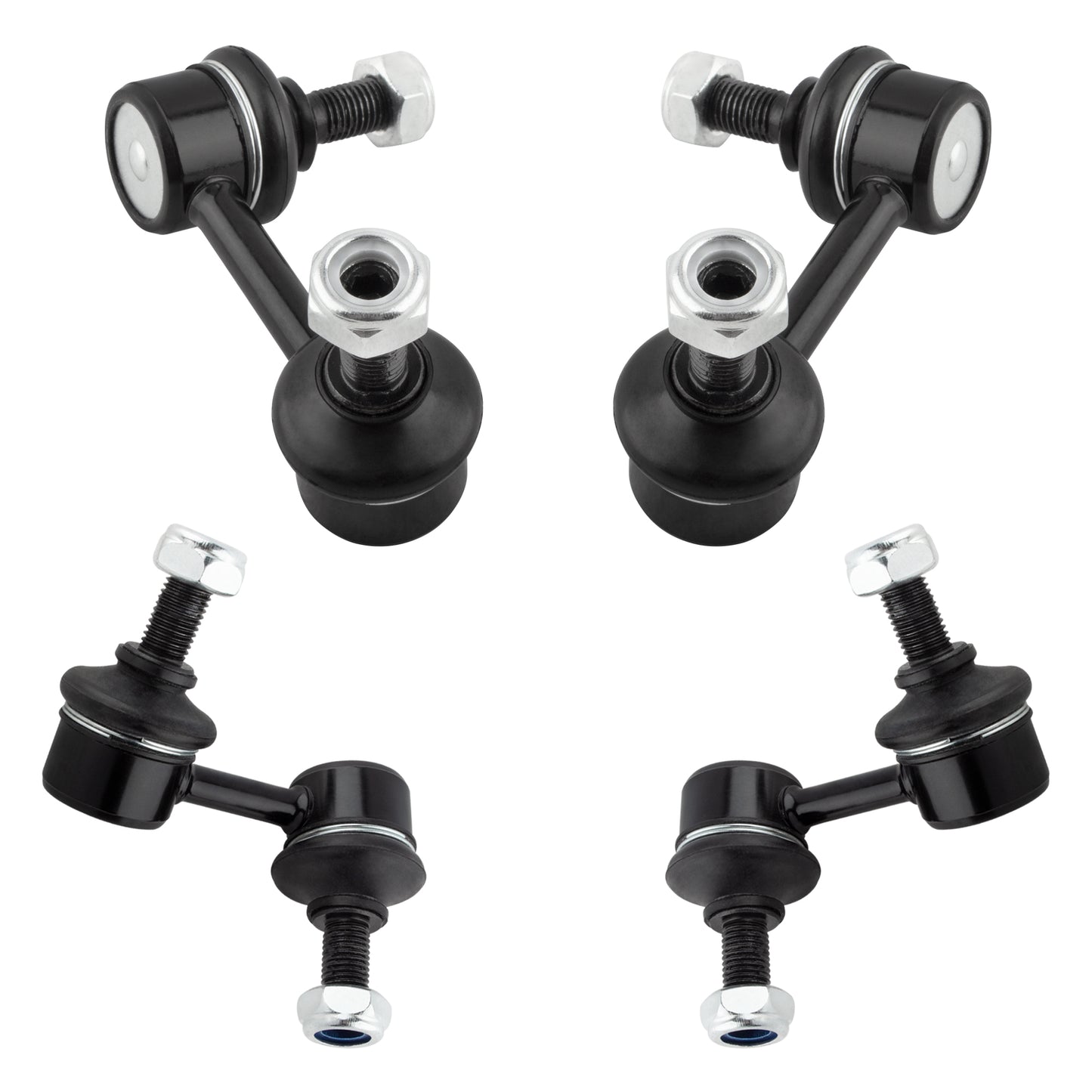 BOXI (Set of 4) Front & Rear Sway Bar End Links Fit for Acura EL 2001 2002 2003 2004 2005