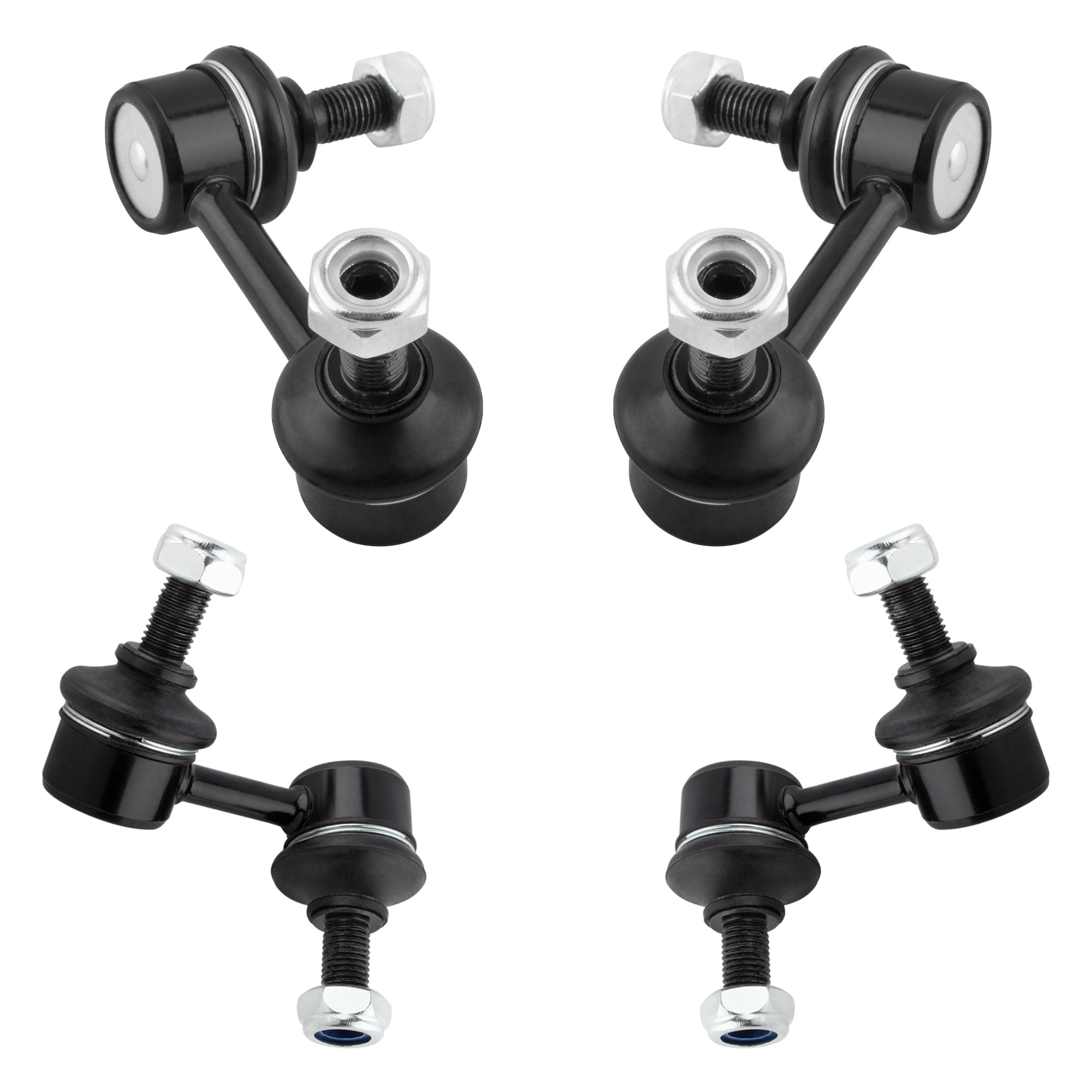 BOXI (Set of 4) Front & Rear Sway Bar End Links Fit for Acura EL 2001 2002 2003 2004 2005