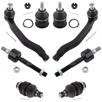 BOXI 8pc Front Tie Rods Ball Joints Kit Fits for Honda Accord 1990 1991 1992 1993