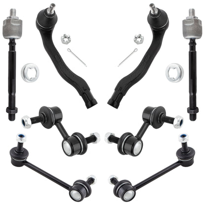 BOXI 8pc Front & Rear Sway Bar Links Tie Rod Ends Fit for Honda CR-V 1997 1998 1999 2000 2001 Sport