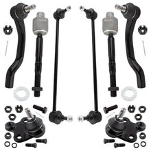 BOXI 8pc Front Ball Joints Sway Bars Tie Rods Kit Fits for Acura ILX 2013-2015