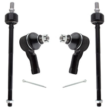 BOXI 4pc Front Outer & Inner Tie Rod Ends Fit for Honda Accord 1982-1983 1986-1989