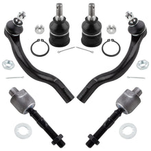 BOXI 6pc Front Ball Joints Tie Rod Ends Fit for Acura TSX 2004-2008