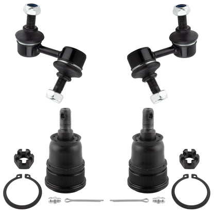 BOXI 4pc Front Ball Joints Sway Bars Fit for Honda CR-V 2002 2003 2004 2005 2006