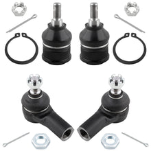 BOXI 4pc Front Ball Joints Tie Rods Fit for Acura EL 2001-2005