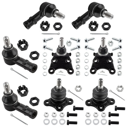 BOXI 8pc Front Tie Rod Ends Ball Joints Kit Fits for Honda Passport 1996-1997