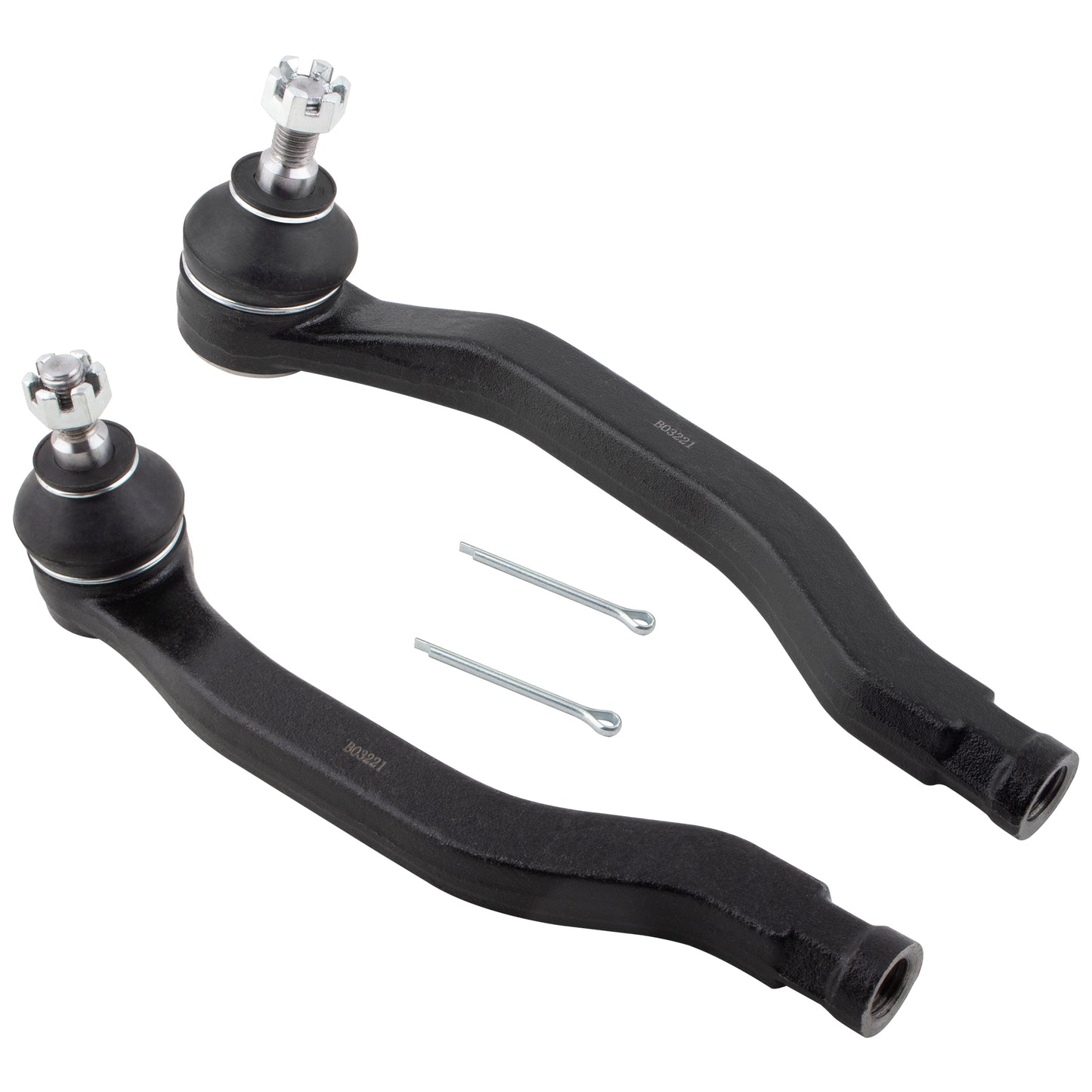 BOXI (Set of 2) Front Outer Tie Rod Ends Kit Suspension Steering Tie Rod End Fits for Honda Accord