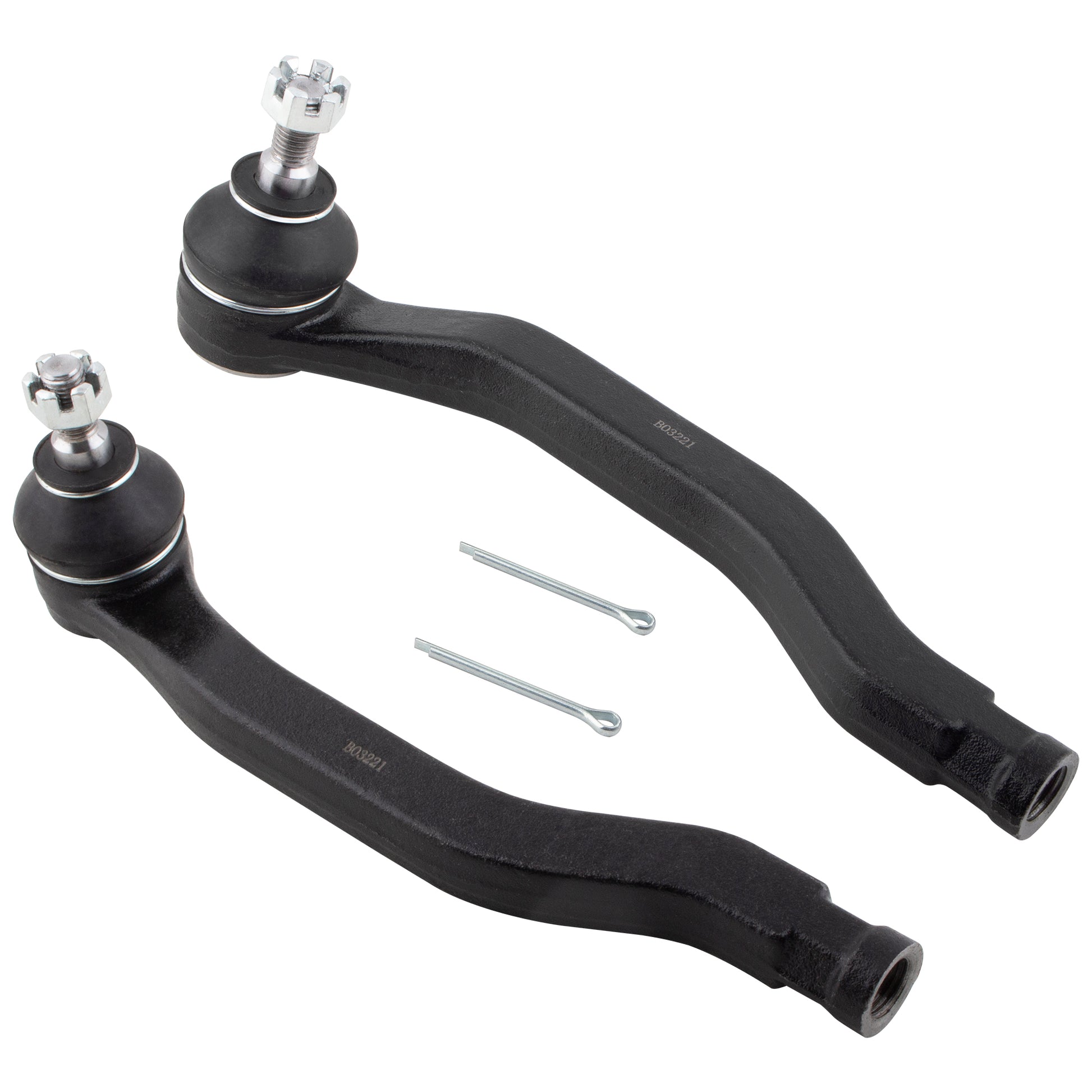 BOXI (Set of 2) Front Outer Tie Rod Ends Kit Suspension Steering Tie Rod End Fits for Honda Accord