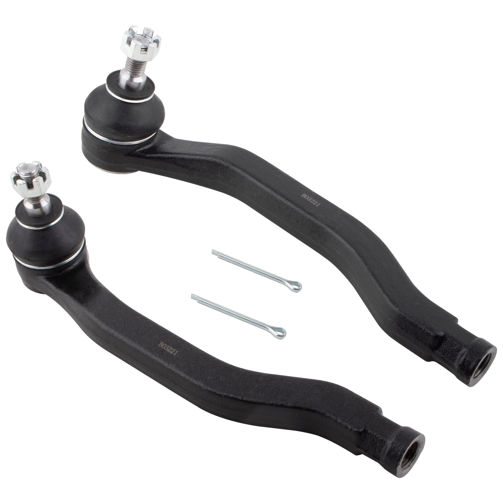 BOXI (Set of 2) Front Outer Tie Rod Ends Kit Suspension Steering Tie Rod End Fits for Honda Accord