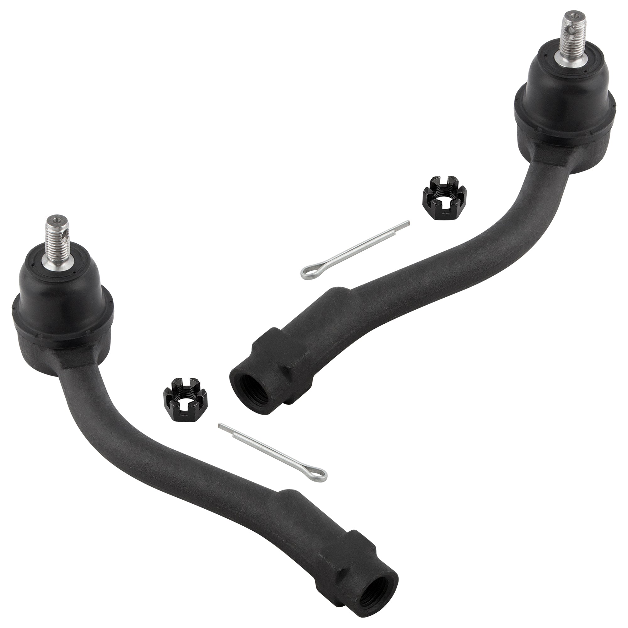 BOXI 2pcs Front Outer Tie Rod End Fit for Hyundai Accent 2006 2007 2008 2009 2010 2011 1.6L l4