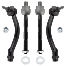 BOXI 4pcs Front Inner and Outer Tie Rod End Links Fit for Hyundai Azera 2006 2007 2008 2009 2010