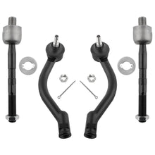 BOXI 4pcs Front Inner and Outer Tie Rod End Set Fit for Hyundai Azera 2006-2007