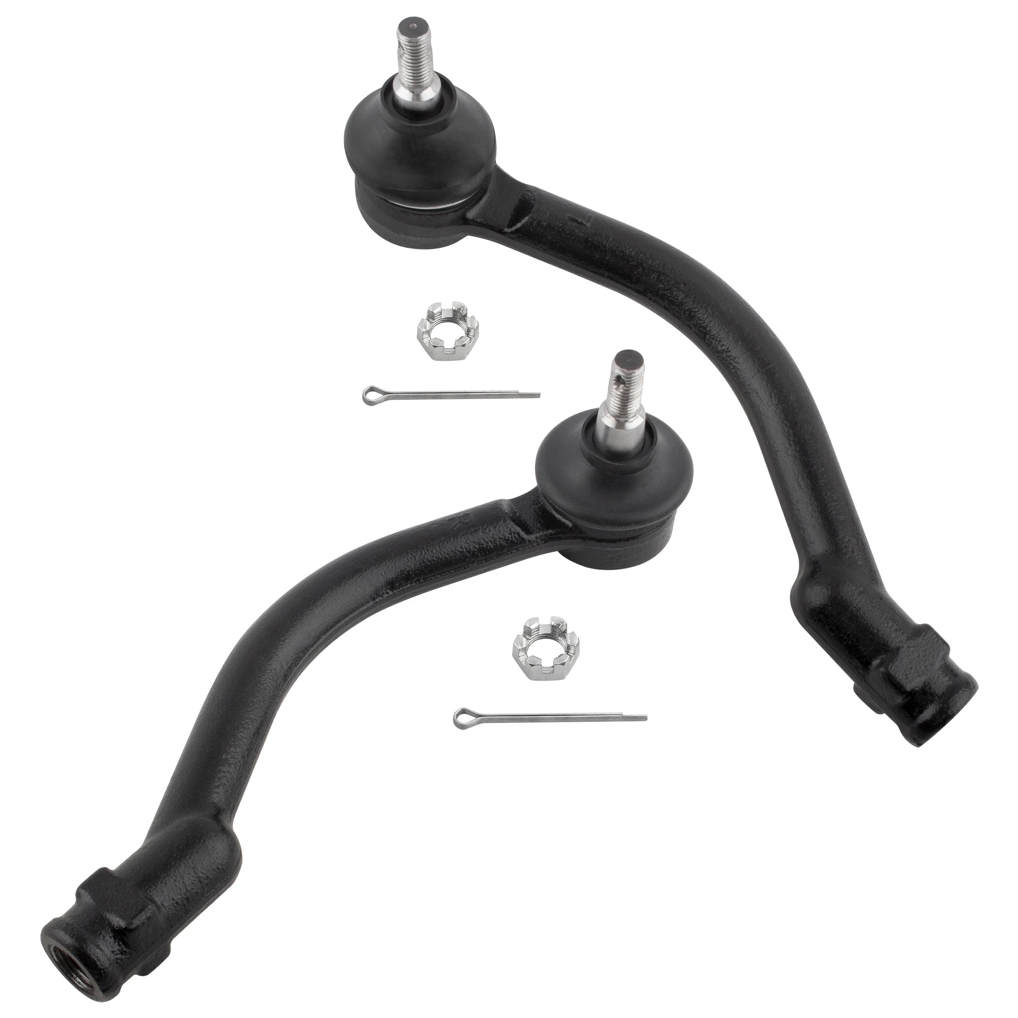 BOXI 2pcs Front Outer Tie rod End Set Fit for Hyundai Azera 2006-2007