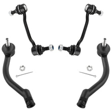 BOXI 4pcs Front Sway Bar Links + Outer Tierod Ends Fit for Hyundai Azera 2006-2007