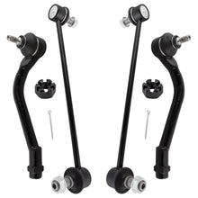 BOXI 4pcs Front Sway Bar End Links + Outer Tie Rods Fit for Hyundai Tucson 2014-2015