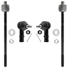 BOXI Steering Tie Rod Ends Front Outer and Inner Tie Rod End FITS for Hyundai Elantra 1996-2000