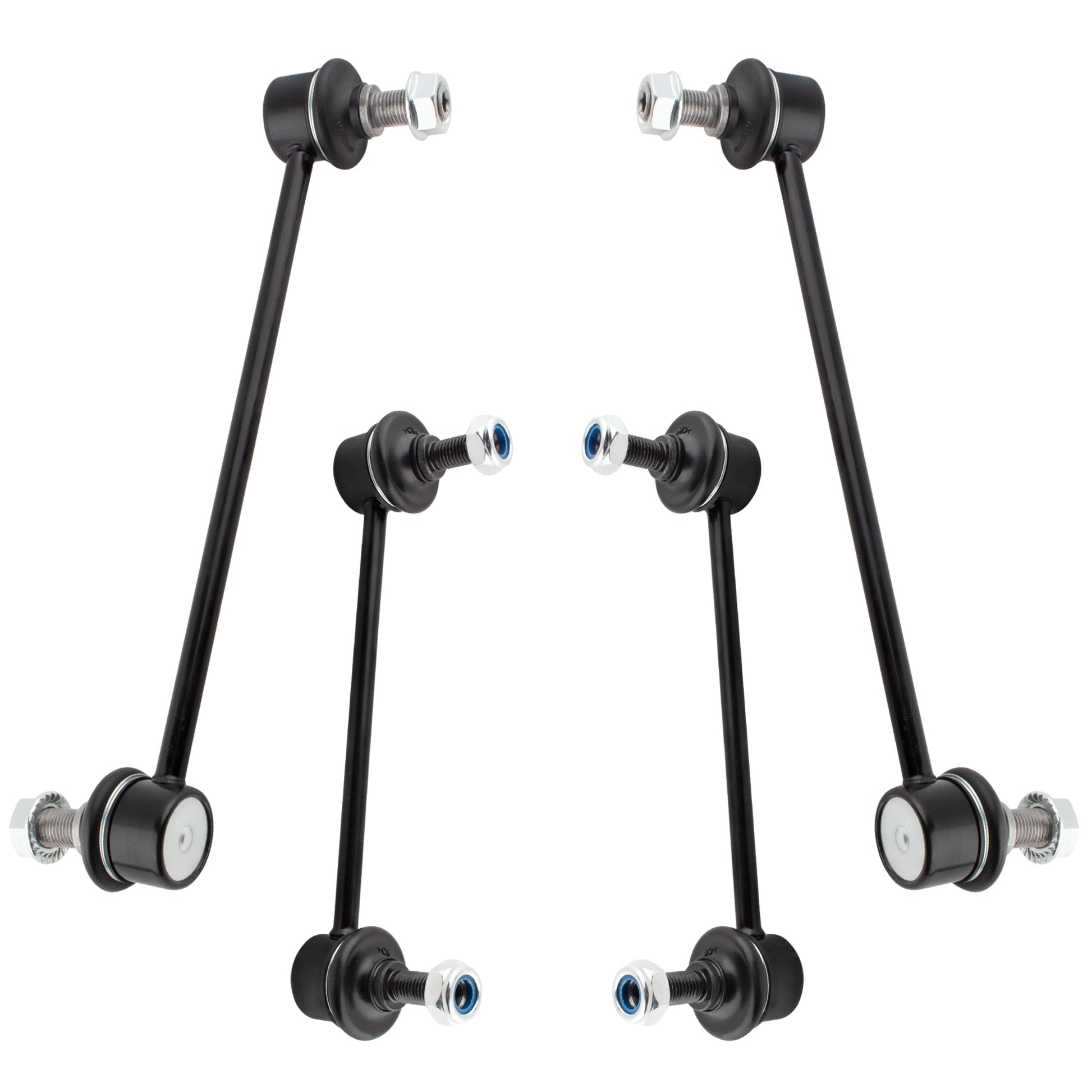 BOXI 4pcs Front and Rear Sway Bar Links Fit for Hyundai Elantra 2007 2008 2009 2010