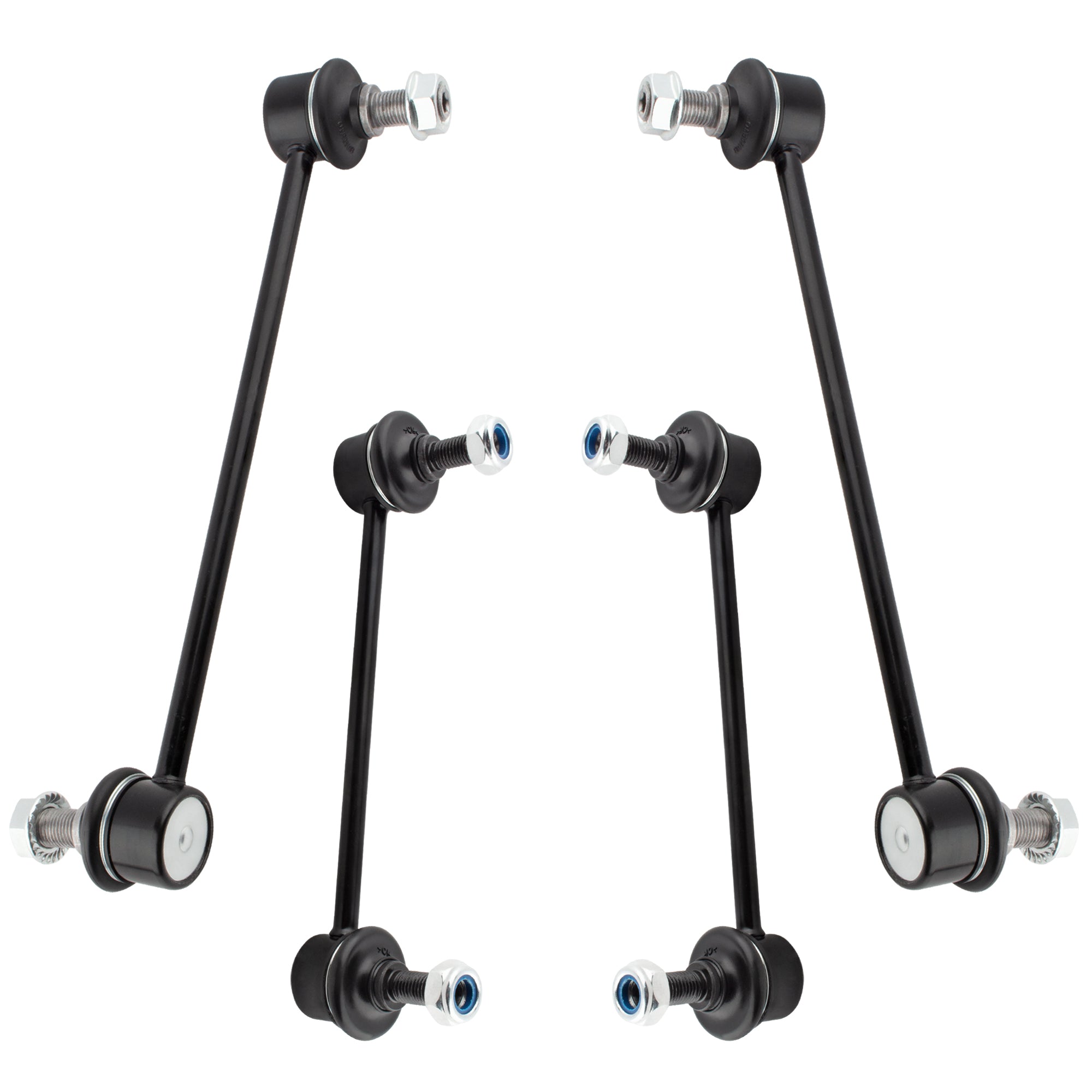 BOXI 4pcs Front and Rear Sway Bar Links Fit for Hyundai Elantra 2007 2008 2009 2010
