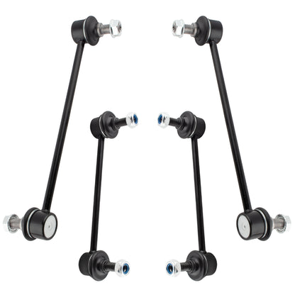 BOXI 4pcs Front and Rear Sway Bar Links Fit for Hyundai Elantra 2007 2008 2009 2010