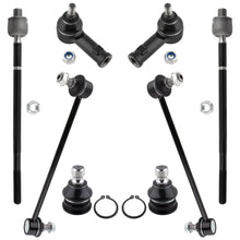 BOXI 8pc Ball Joints Sway Bars Tie Rods Kit Fits for Hyundai Santa Fe 2001 2002 2003 2004 2005 2006