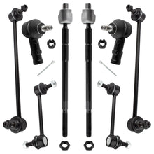 BOXI 8pc Front Rear Sway Bars Tie Rods Fit for Hyundai Tiburon 2003-2008