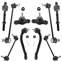 BOXI 10pc Front Rear Ball Joints Tie Rods Sway Bars Kit Fits for Hyundai Elantra 2011-2012 2.0L