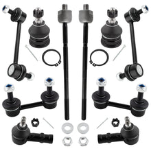 BOXI 10pc Front Rear Inner Outer Tie Rods Sway Bar Links Ball Joints Fit for Hyundai Elantra