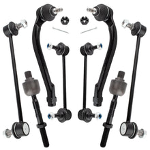 BOXI 8pc Front Rear Sway Bar Tie Rod Kit Fits for Hyundai Elantra 2007-2010