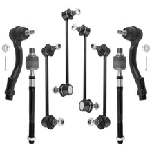 BOXI 8pc Front Rear Sway Bars Tie Rod Ends Fit for Kia Sportage 2005-2010