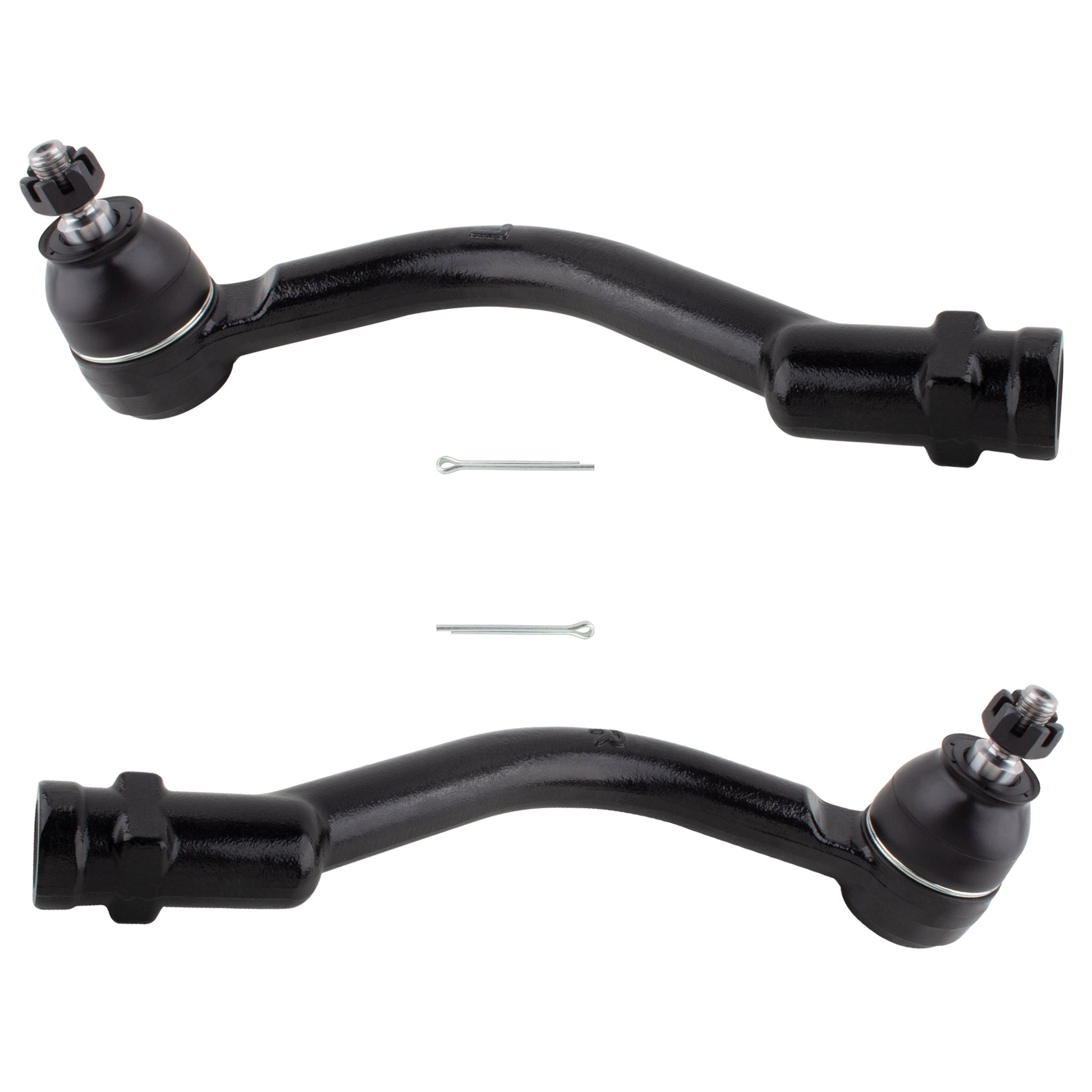 BOXI (Set of 2) ES800334 ES800335 Front Outer Tie Rod Ends Fits for Hyundai Azera 2006 2007 2008