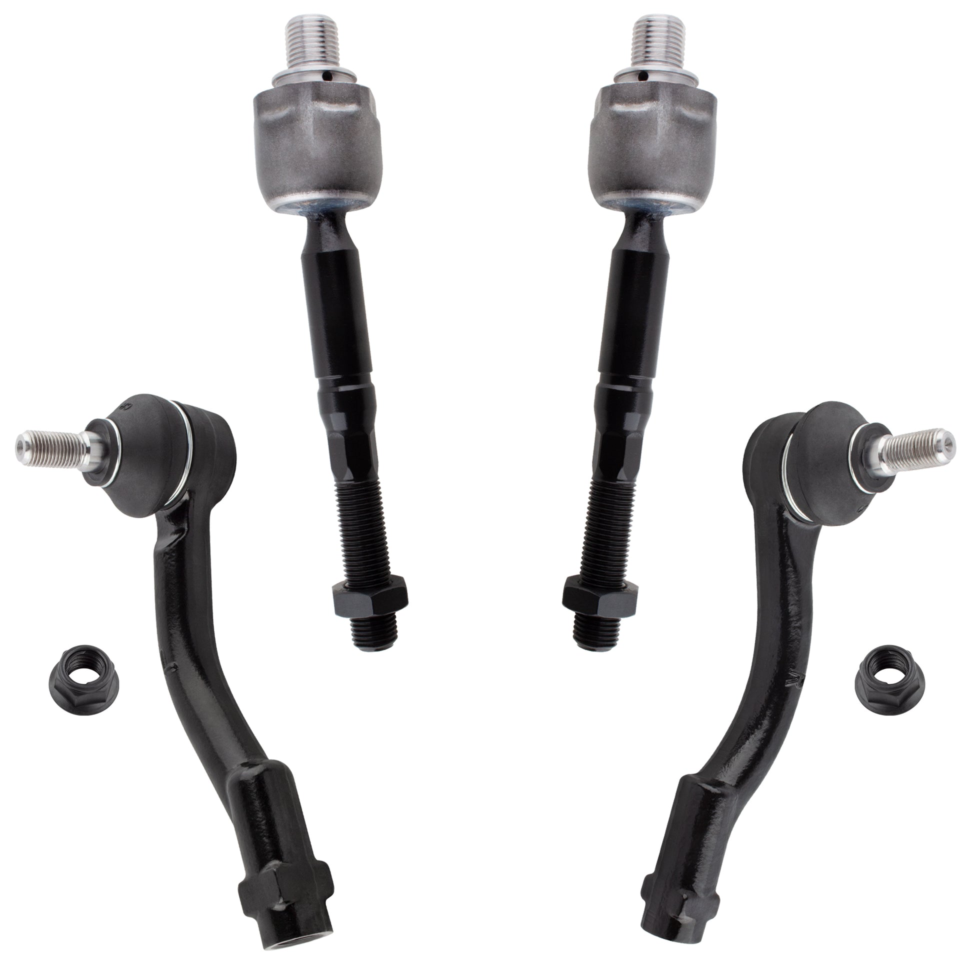 BOXI 4pc Front Tie Rod End Kit Fits for Kia Magentis 2001-2006