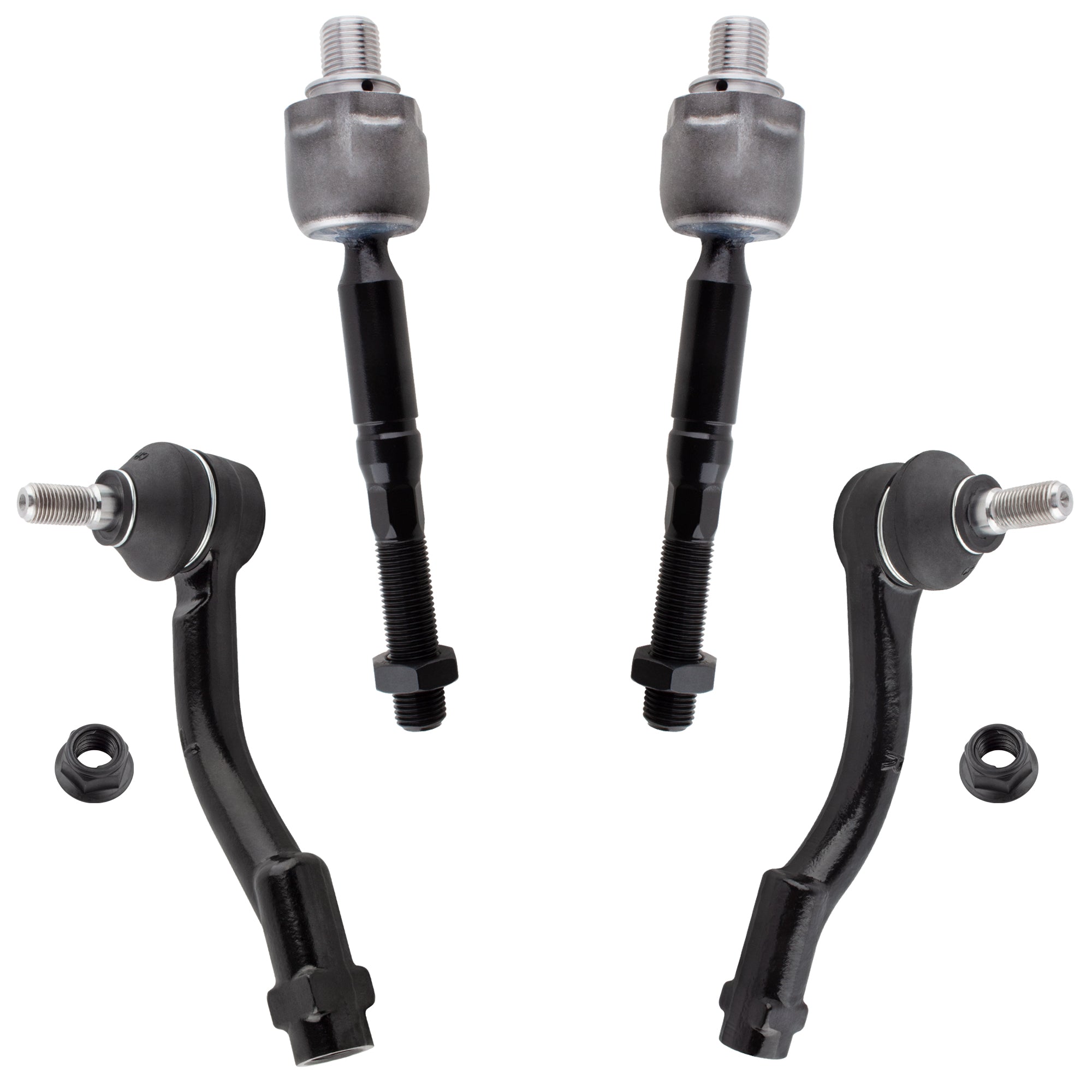 BOXI 4pc Front Tie Rod End Kit Fits for Kia Magentis 2001-2006