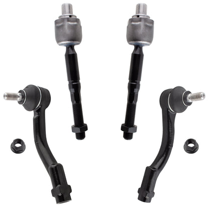 BOXI 4pc Front Tie Rod End Kit Fits for Kia Magentis 2001-2006