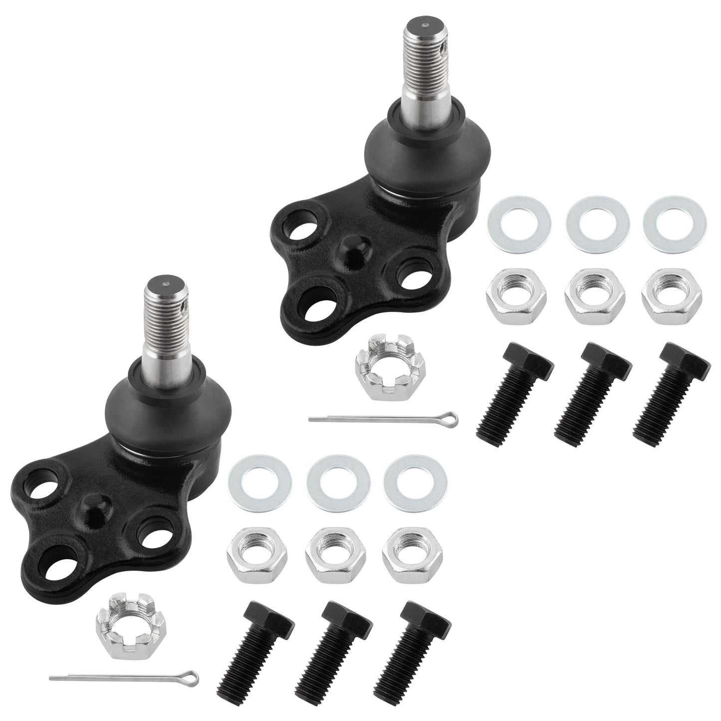 BOXI 10pcs Front Lower Ball Joints + Tie Rod Ends + Front & Rear Sway Bar End Links Fit — product photo 6