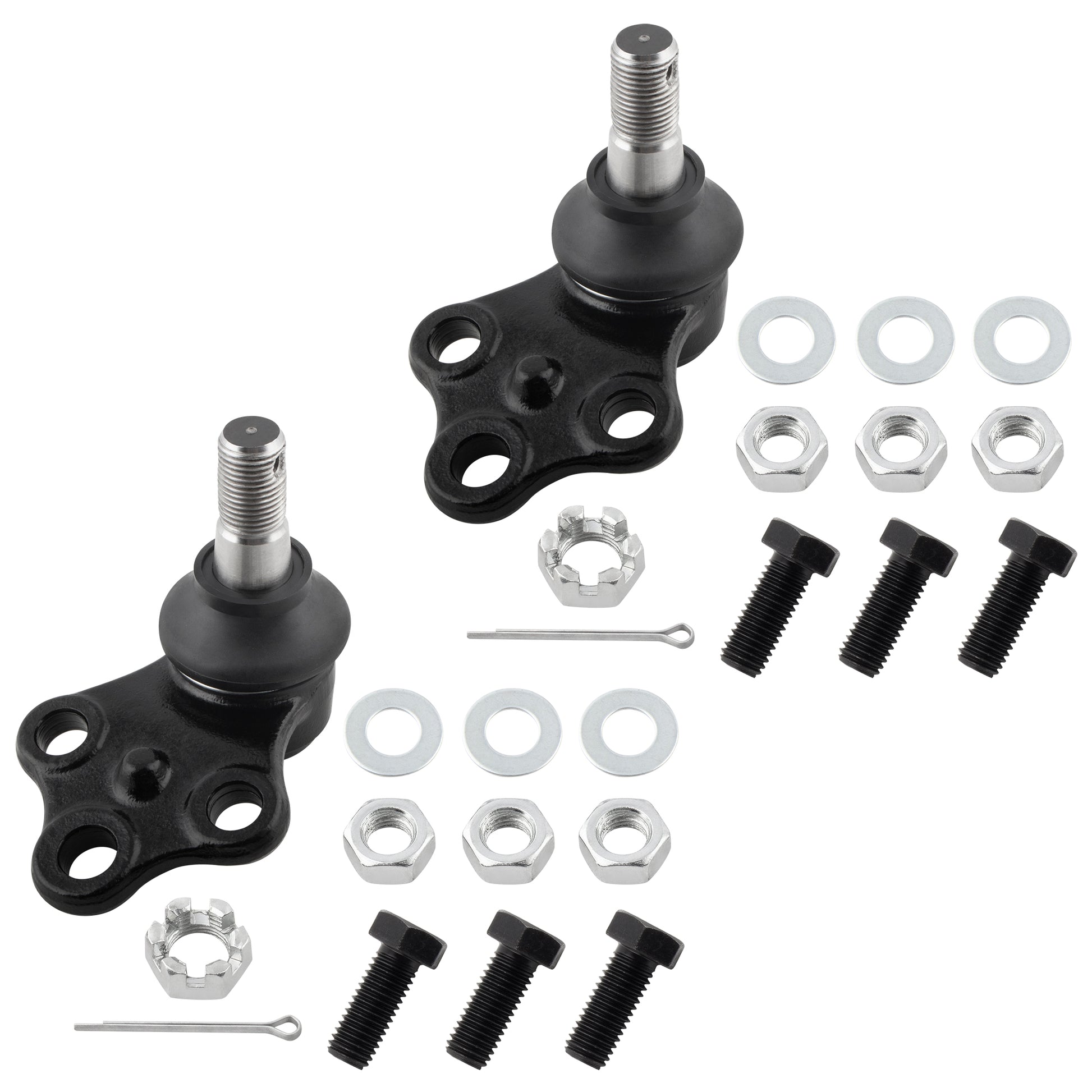 BOXI 10pcs Front Lower Ball Joints + Tie Rod Ends + Front & Rear Sway Bar End Links Fit — product photo 6
