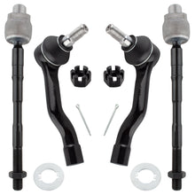 BOXI 4pcs Front Inner Outer Tie Rod Set Fit for Infiniti FX35 2003-2008