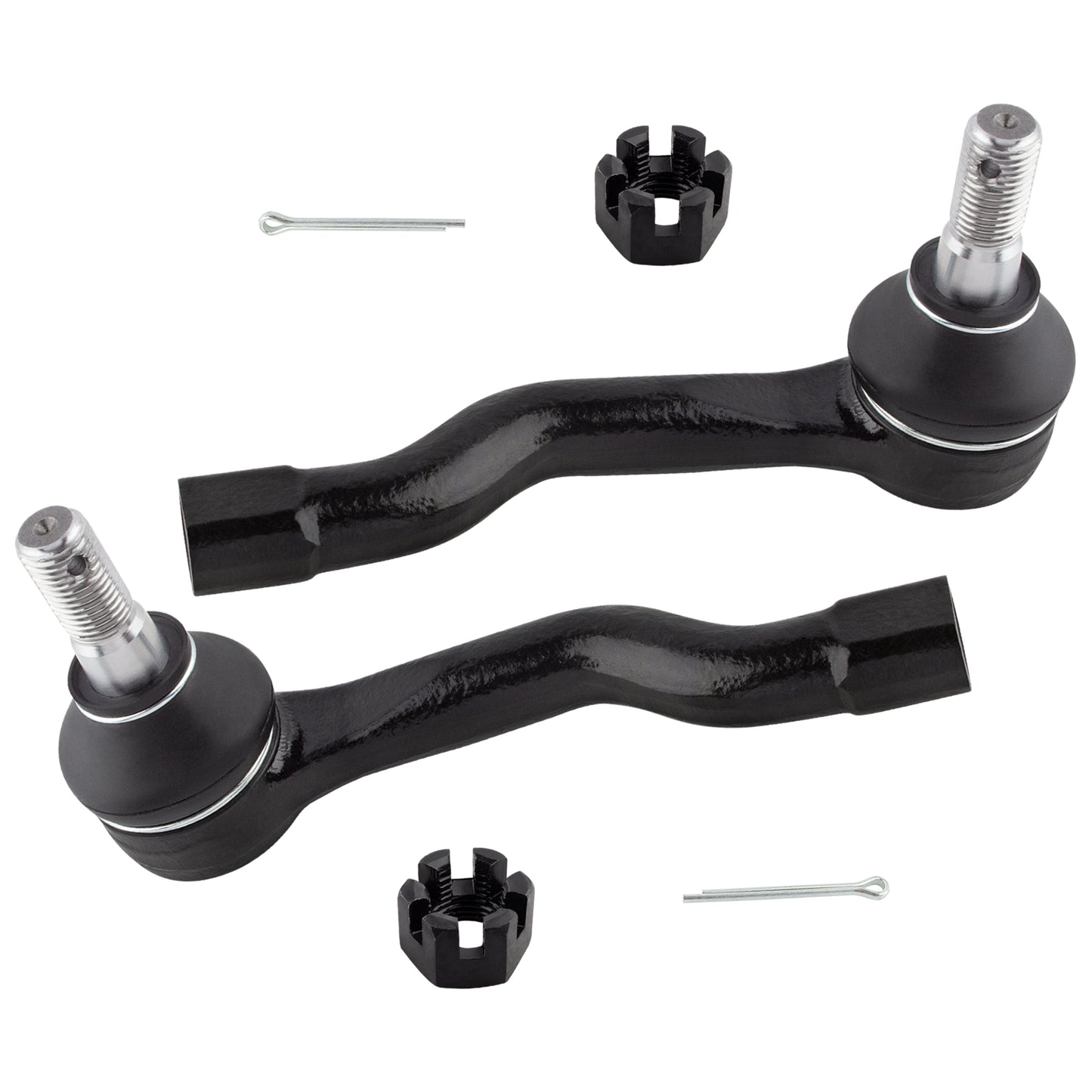 BOXI 4pcs Front Inner Outer Tie Rod Set Fit for Infiniti FX35 2003-2008 — product photo 3