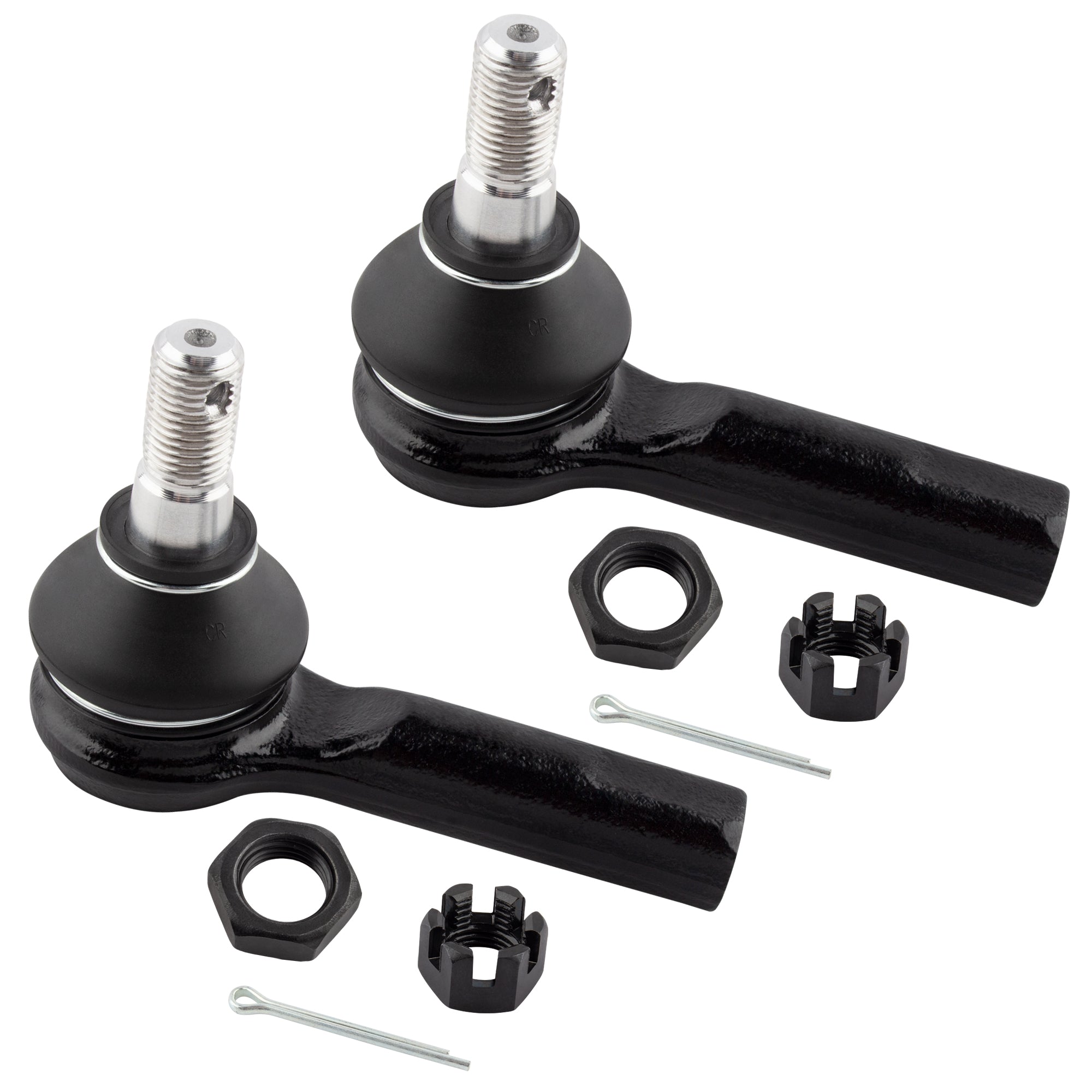 BOXI 2pcs Front Outer Tie Rod End Links Fit for Infiniti J30 1993-1997