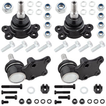 BOXI (Set of 4) 2x Front Upper Ball Joints + 2x Front Lower Ball Joints Kit Fit for Isuzu Pickup