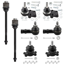 BOXI (Set of 8) Front Upper & Lower Ball Joints Inner & Outer Tie Rod Ends Fit for Chevrolet LUV